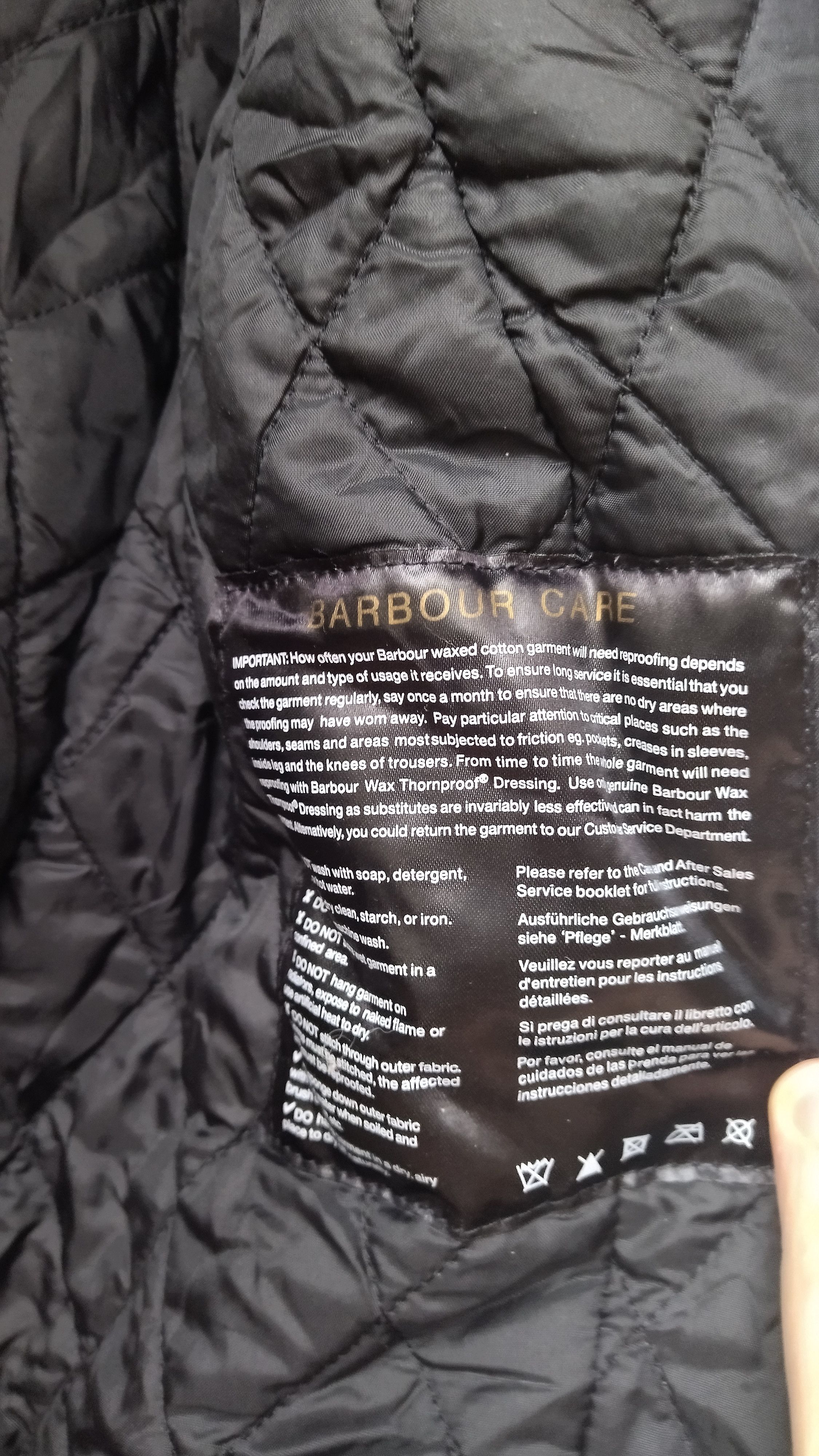 Barbour Barbour international Waxed womens jacket Size L / US 10 / IT 46 - 4 Thumbnail