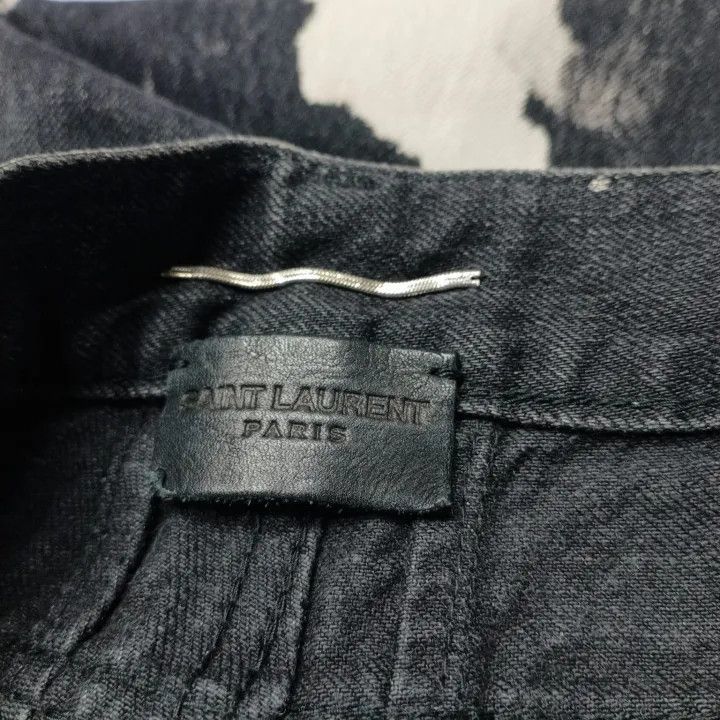 Saint Laurent Paris Yves Saint Laurent Distressed Tie-Dye Jeans-2507 Size US 31 - 8 Thumbnail