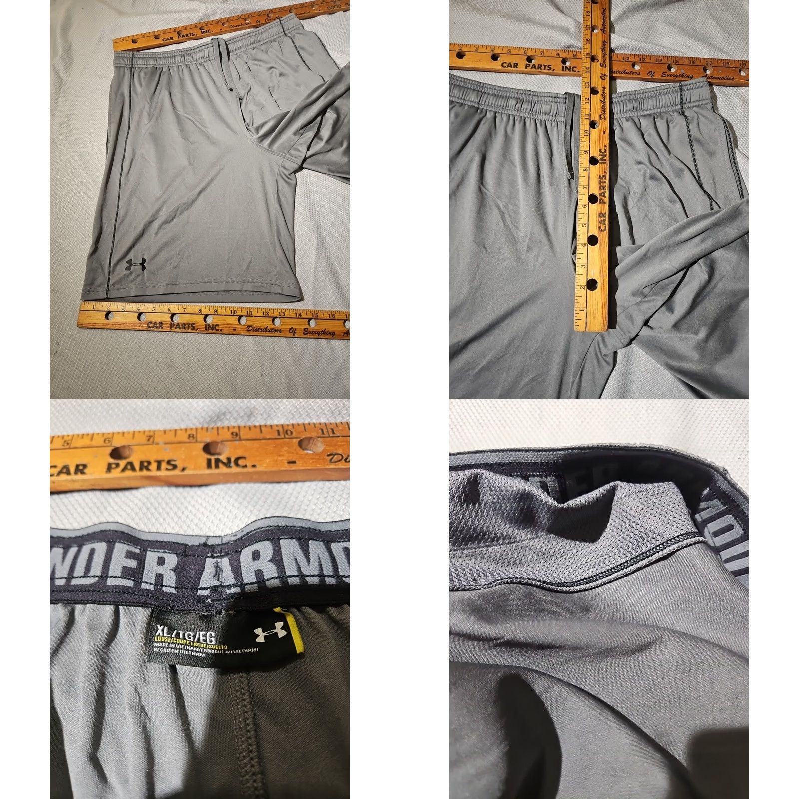 Under Armour Under Armour Shorts Mens XL Gray Loose Basketball Athletic Casual Active Pant Size US 36 / EU 52 - 8 Thumbnail