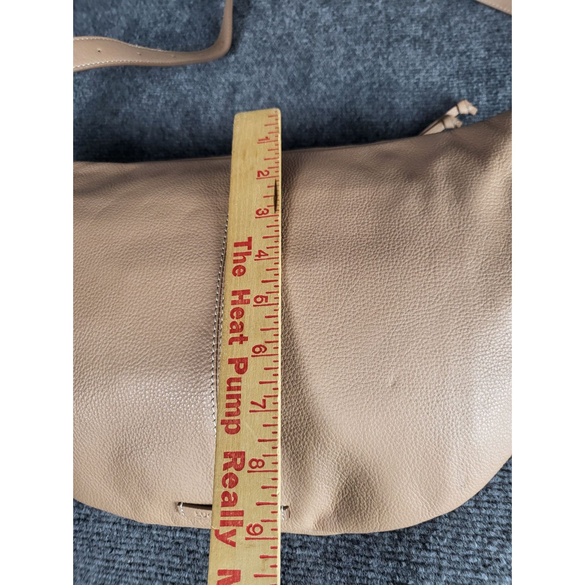 Lucky Brand Lucky Brand Pebbled Leather Lrg Feyy Sling Bag Adjustable Cr Size ONE SIZE - 9 Thumbnail