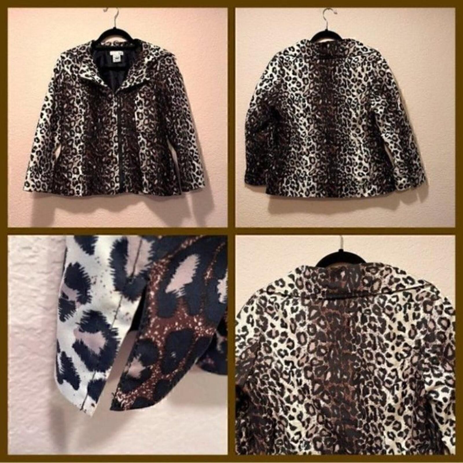 Unknown London Leopard Print Jacket with Collar Size M / US 6-8 / IT 42-44 - 2 Thumbnail