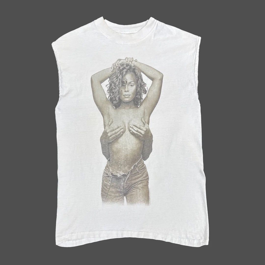 Janet Jackson 1993 90s Vintage Band Concert Tour Shirt
