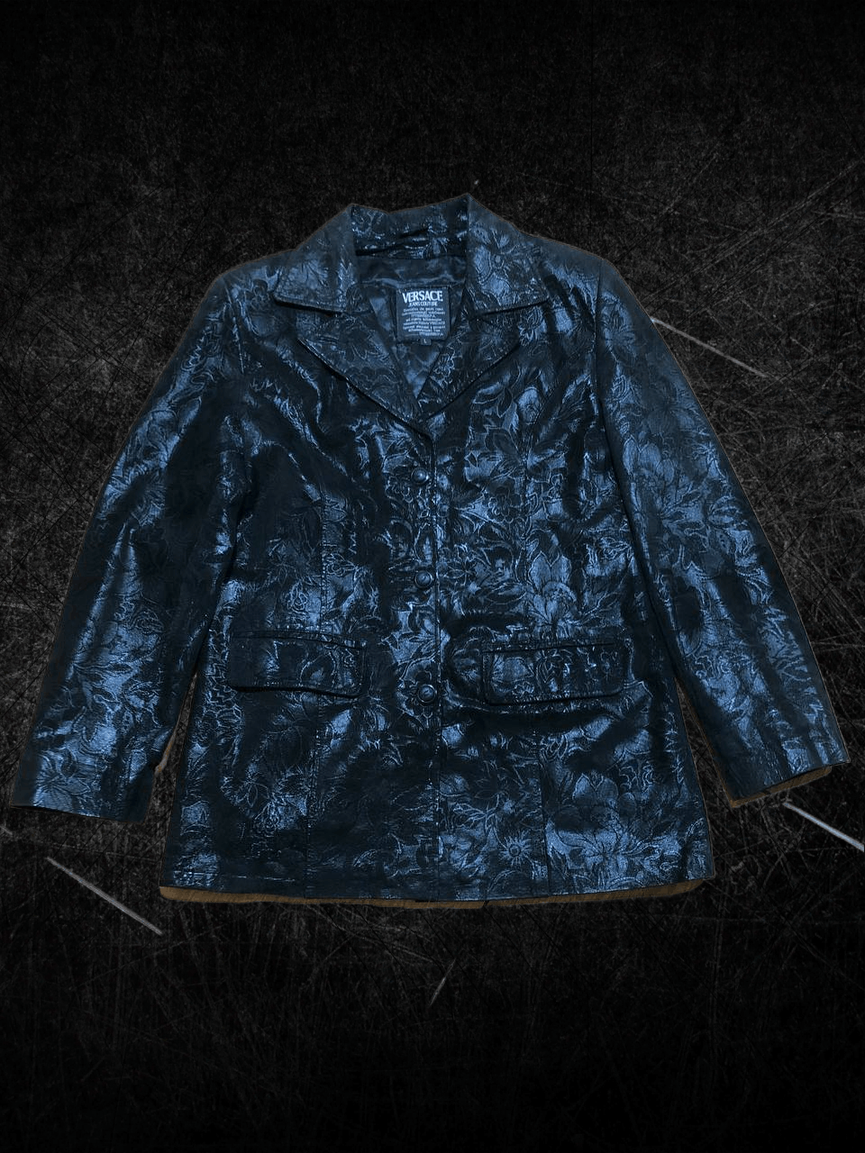 Versace Jeans Couture VINTAGE VERSACE JEANS COUTURE BLAZER JACKET Size L / US 10 / IT 46 - 1 Thumbnail