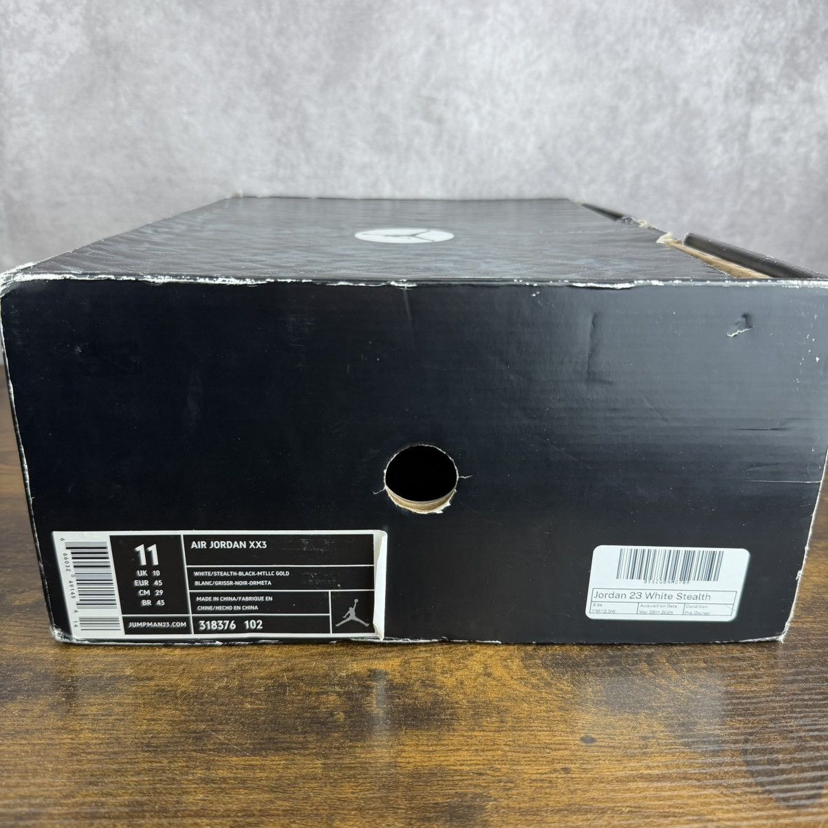 Jordan Brand Air Jordan 23 OG White Stealth Size 11 318376-102 Men’s Rare Size US 11 / EU 44 - 9 Thumbnail