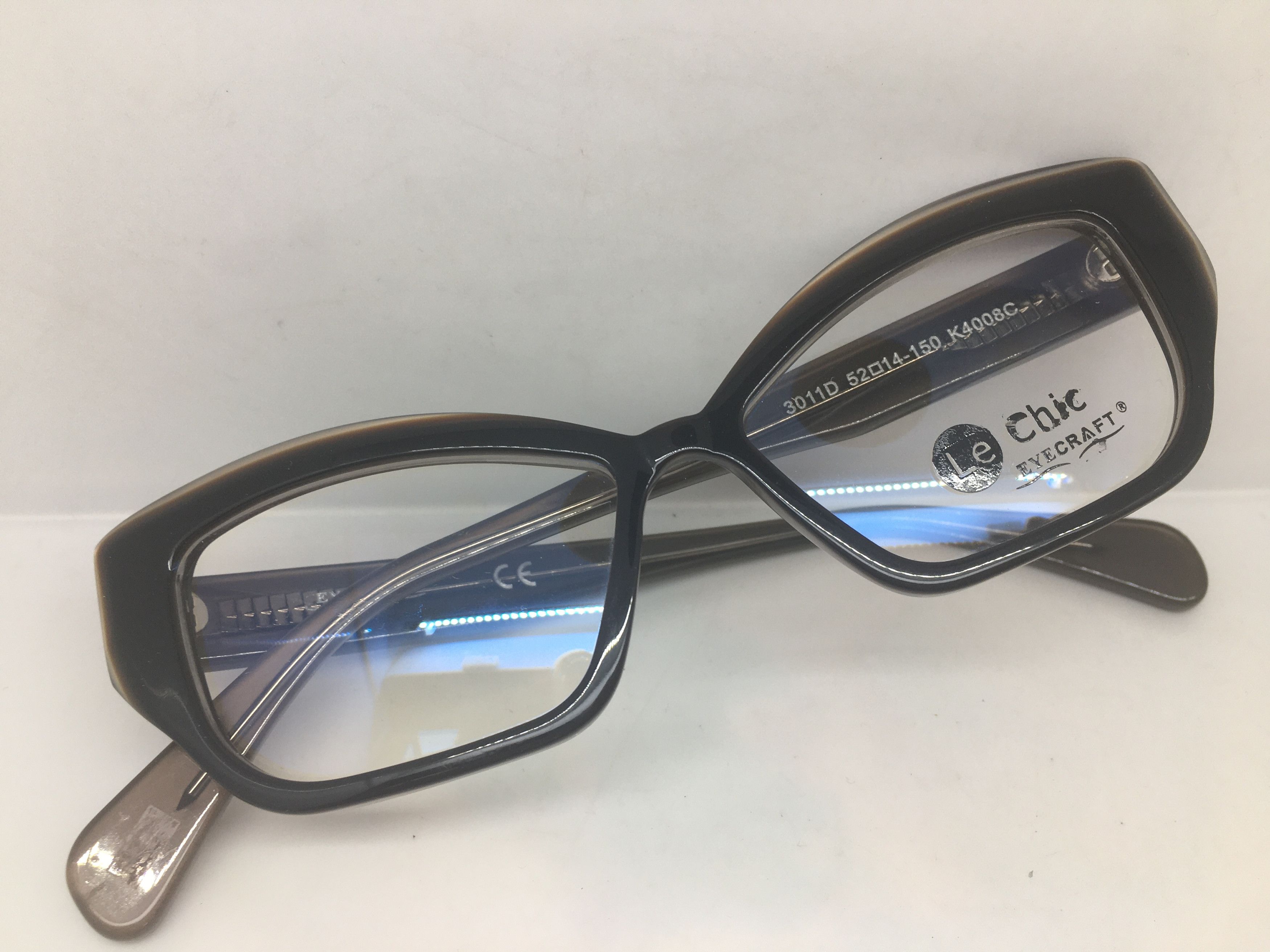 Other EYECRAFT 3011D Handmade Woman Cateye Eyeglasses Size ONE SIZE - 5 Thumbnail