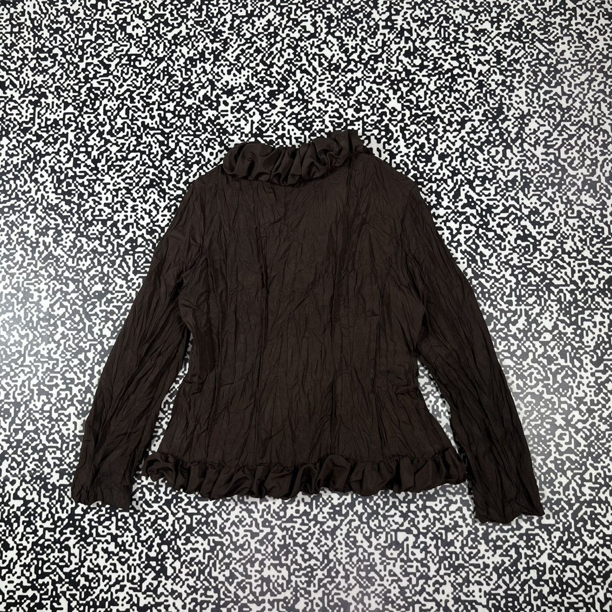 Japanese Brand Vintage Y2K L33 Ruffled Boho Japanese Style Blouses Shirt Size XL / US 12-14 / IT 48-50 - 10 Thumbnail