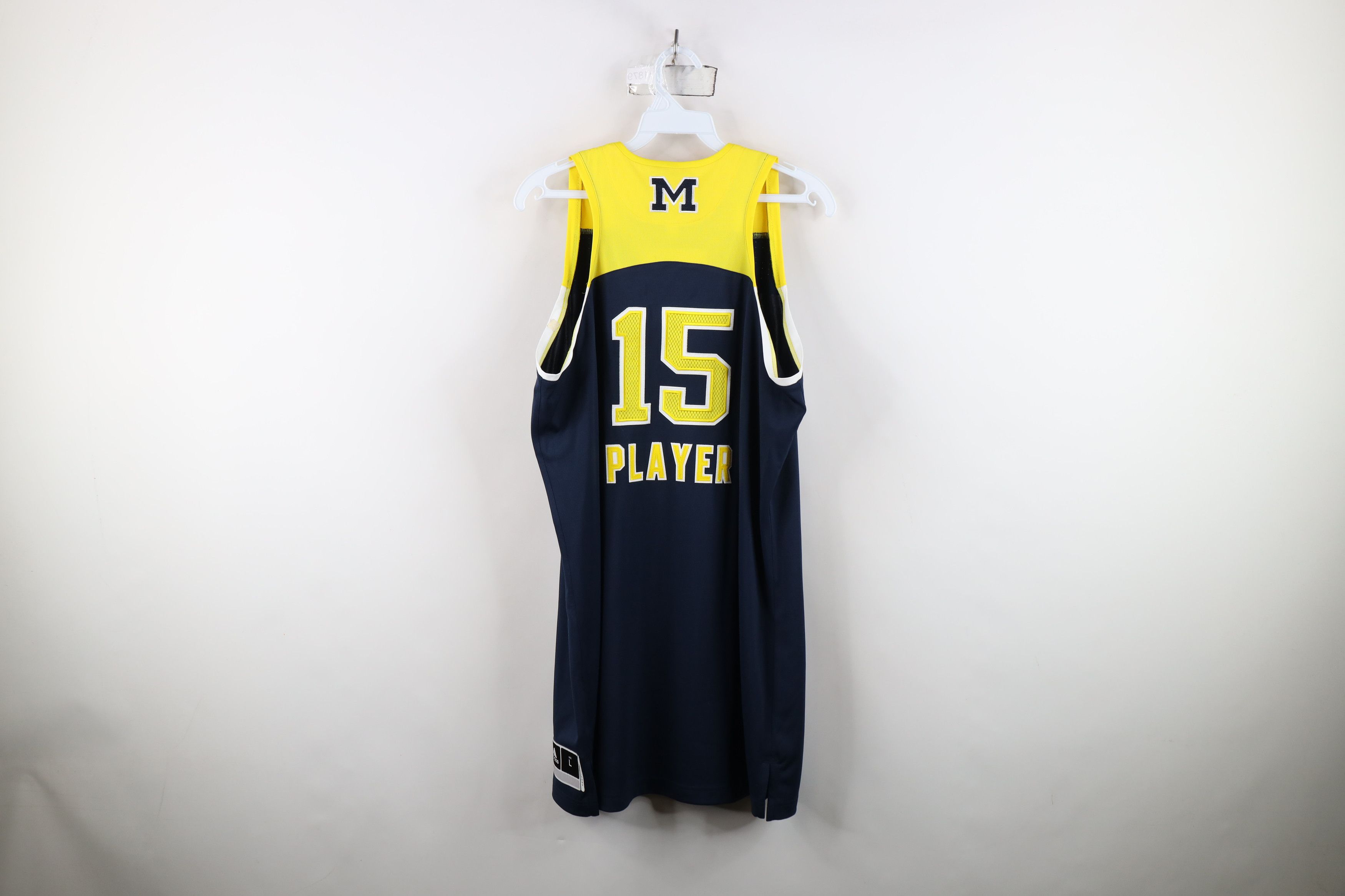 Adidas New Sample Adidas University of Michigan Basketball Jersey Size US L / EU 52-54 / 3 - 12 Thumbnail