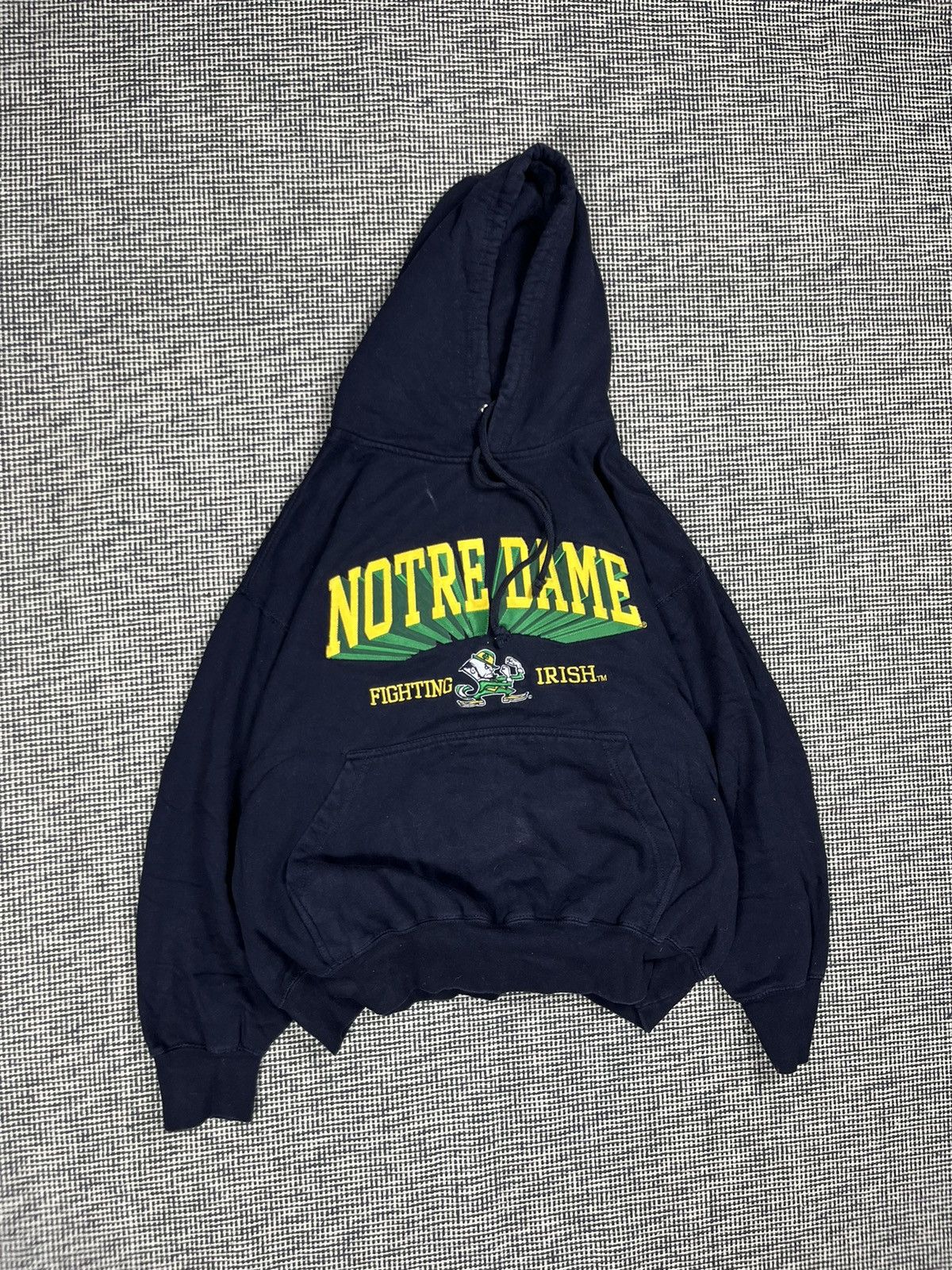 Vintage y2k Notre Dame Fighting Irish university boxy hoodie vintage Size US L / EU 52-54 / 3 - 2 Thumbnail