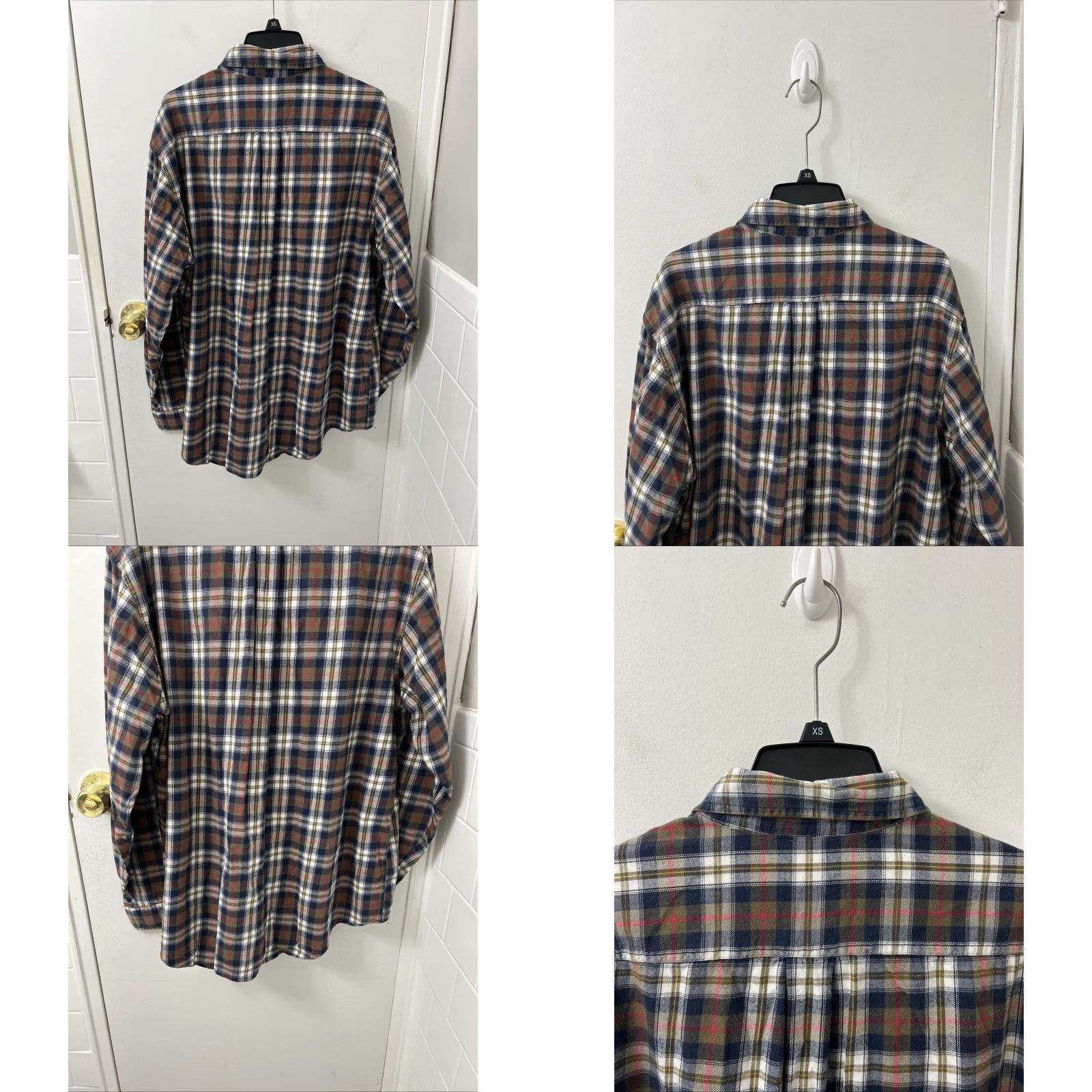 Brooks Brothers Brooks Brothers 346 Flannel Shirt Mens L Multicolor Plaid Button-Down Long Sleeve Casual Autumn Winter Size US L / EU 52-54 / 3 - 8 Thumbnail