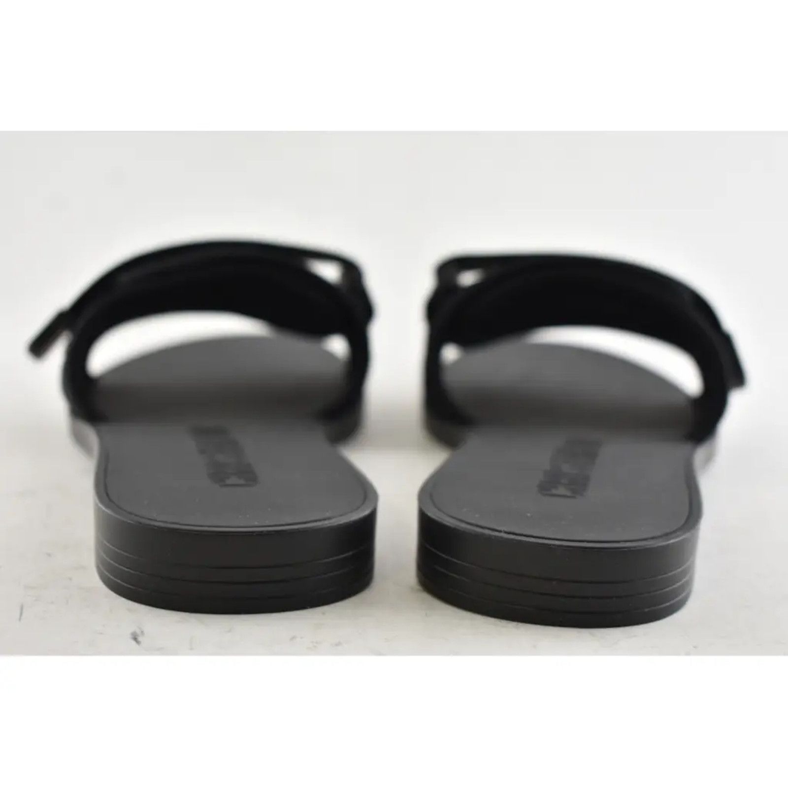 Dio(r)evolution Dway Rubber Logo Slide Mule Flat Sandal 42