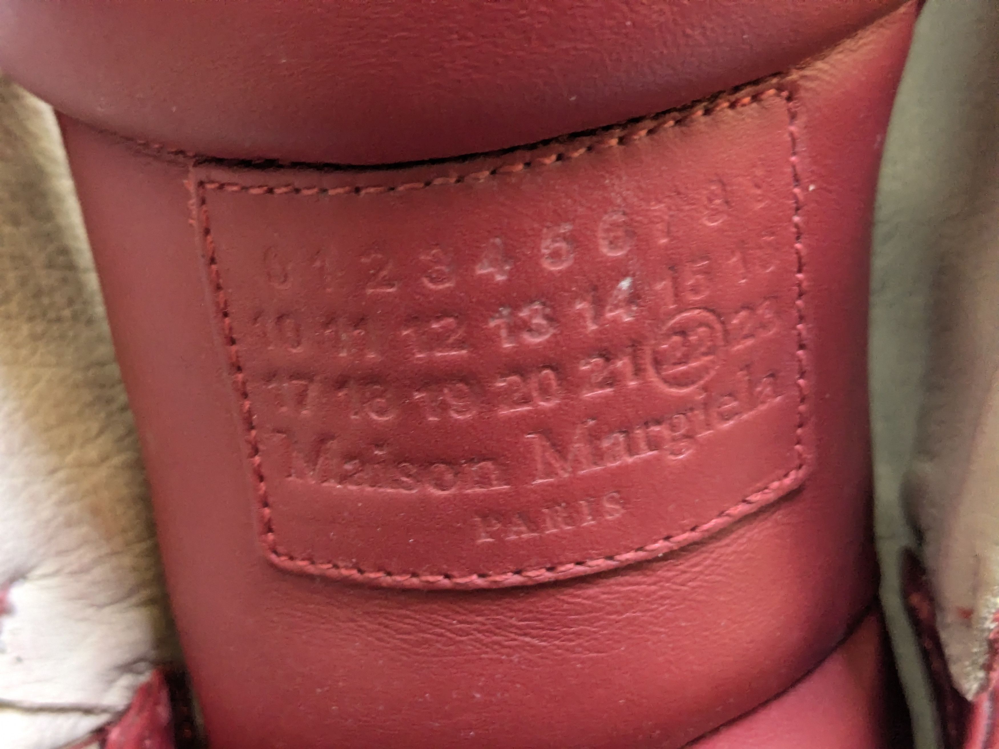 Maison Margiela Maison Margiela Future Red 10 43 High Top Sneakers Gum Size US 10 / EU 43 - 8 Thumbnail