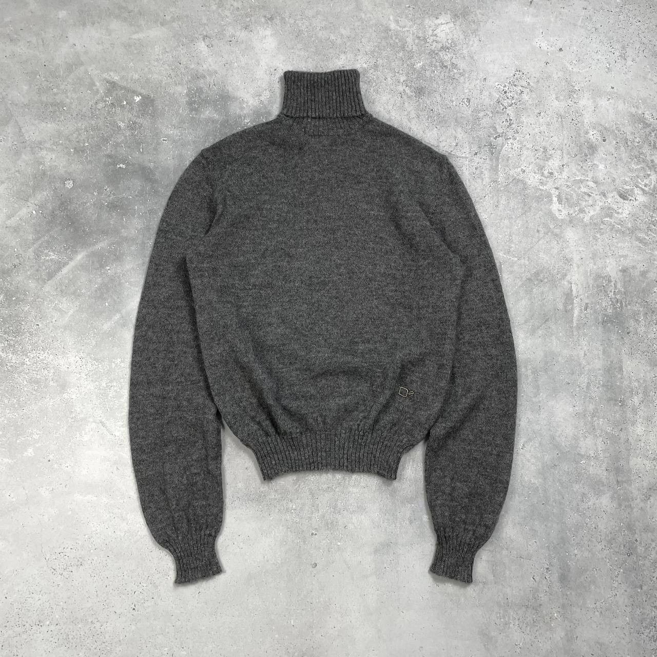 Dsquared2 Dsquared2 High Neck Alpaca Sweater Jumper Gray Size XL Size US XL / EU 56 / 4 - 1 Thumbnail