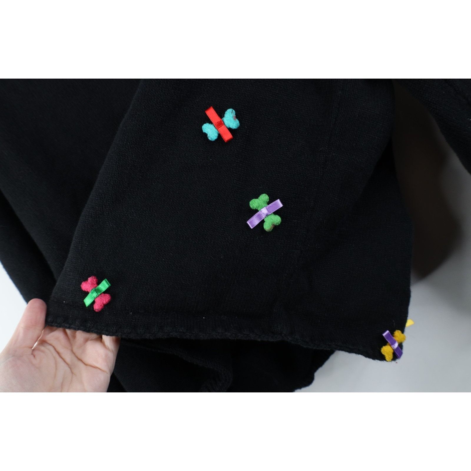 Vintage Vintage Y2K Michael Simon Christmas Dog Cardigan Sweater Size L / US 10 / IT 46 - 18 Thumbnail