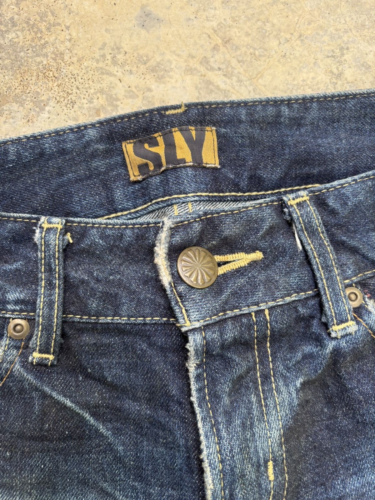 SLY Flare Jeans SLY Japanese Bootcut Claw Mark Flared Jeans Size 30" / US 8 / IT 44 - 10 Thumbnail