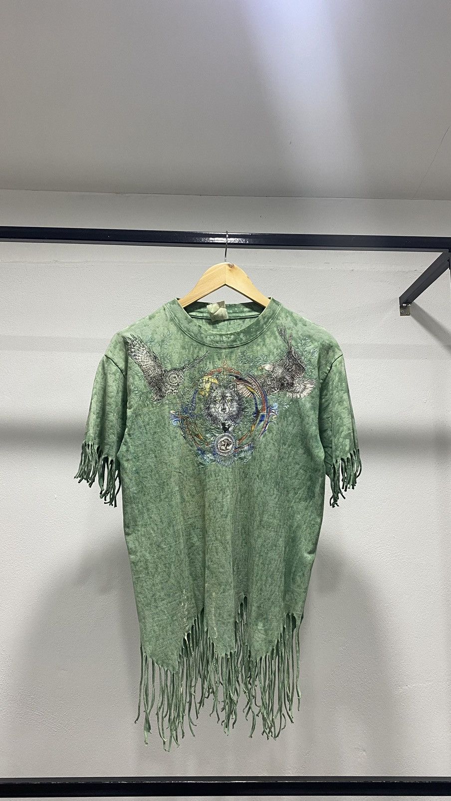 Habitat Shag Shaggy Tie Dye Wolf 80s 90s Size US M / EU 48-50 / 2 - 2 Thumbnail