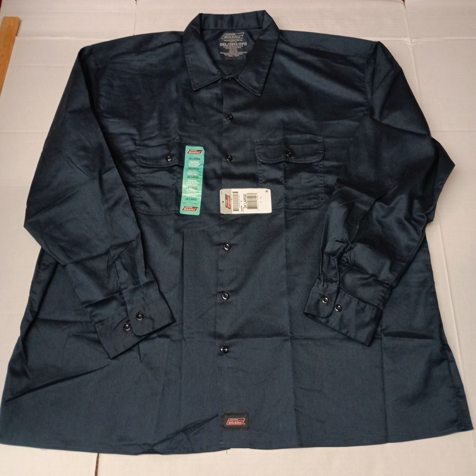 Dickies Dickies Essential Work Shirt Mens Size 3XL Blue Temp Control Size US XXL / EU 58 / 5 - 1 Thumbnail