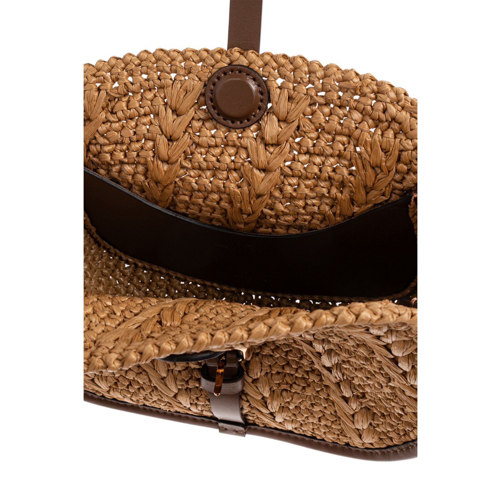 Etro ETRO Pony Small Beige Raffia Shoulder Bag New And Authentic Size ONE SIZE - 4 Thumbnail