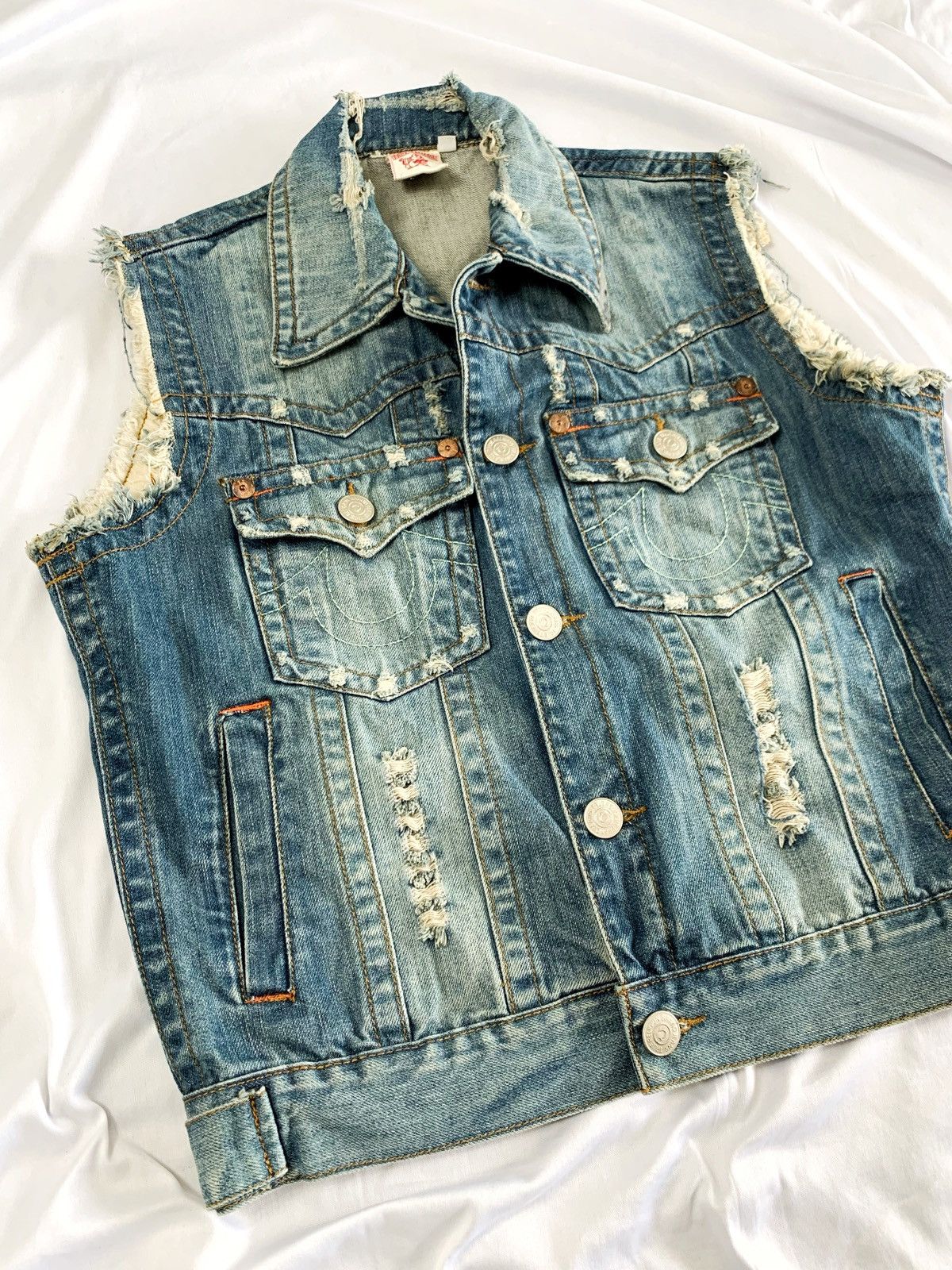 True Religion True religion vest denim jeans jacket Size US S / EU 44-46 / 1 - 4 Thumbnail