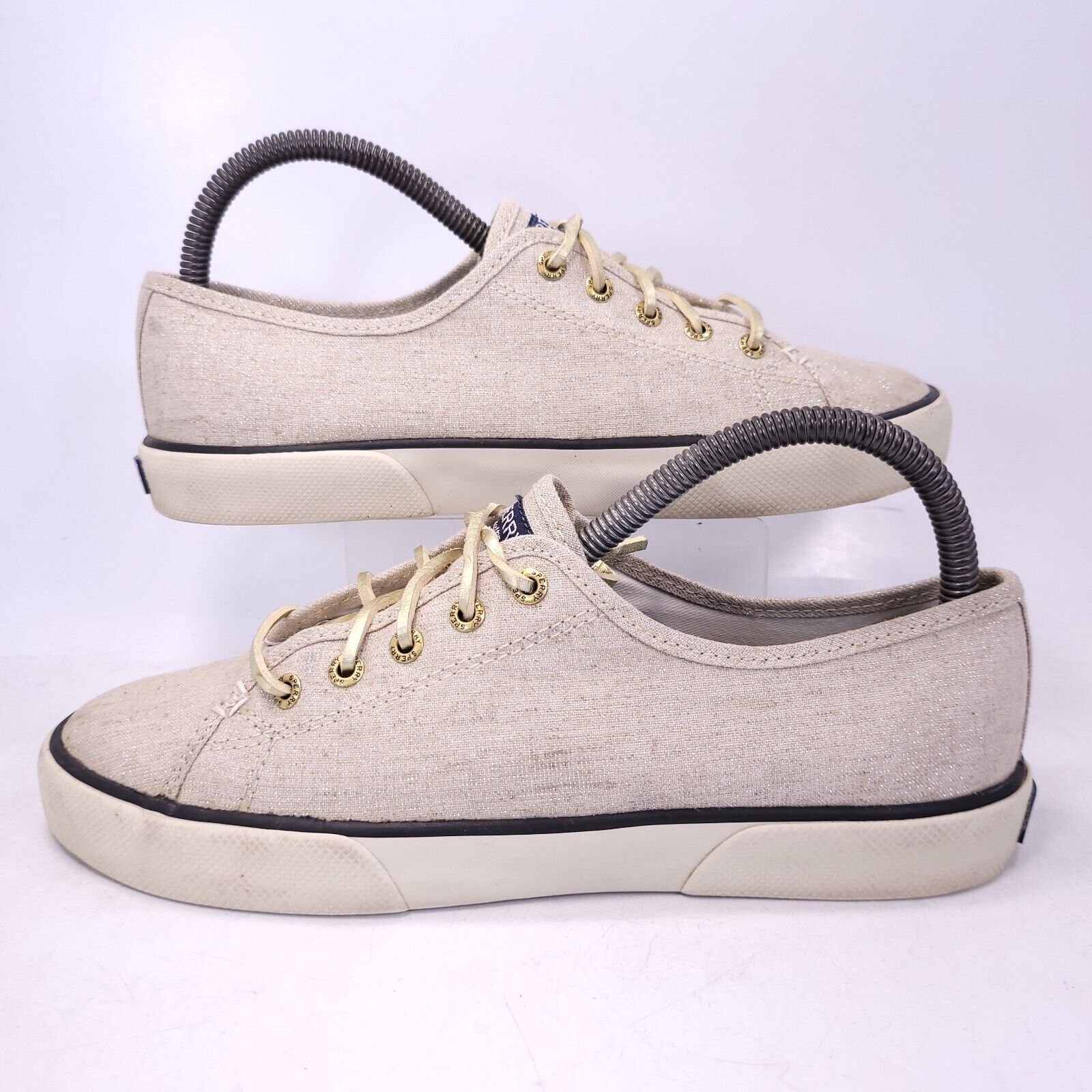 Sperry Sperry Top-Sider Gold Shoe Womens Size 8 STS97578 White Size US 8 / IT 38 - 6 Thumbnail