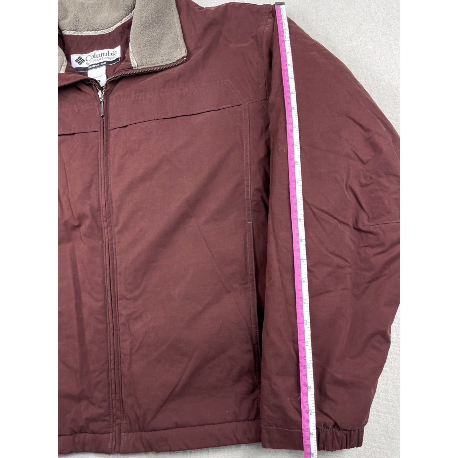 Vintage VINTAGE Columbia Fleece Lined Jacket XL Red Softshell Ski Men’s Bomber Coat Size US XL / EU 56 / 4 - 6 Thumbnail