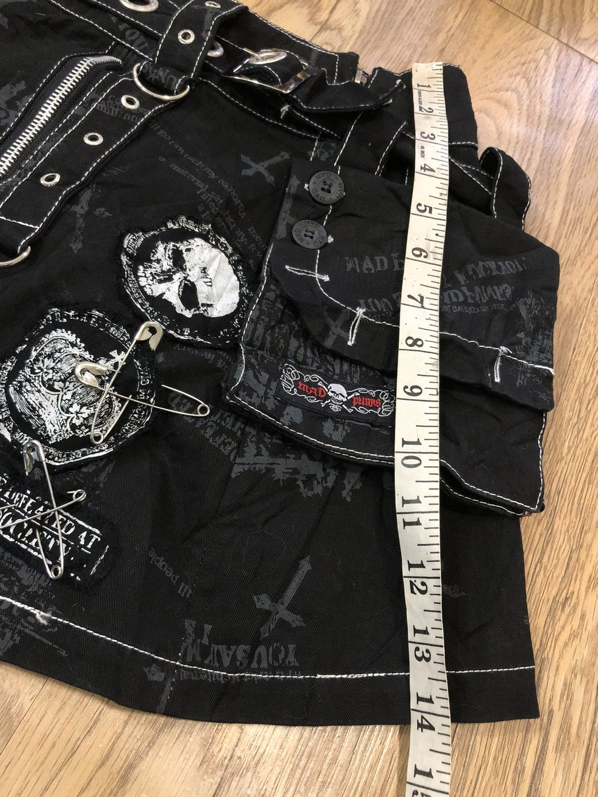 Japanese Brand × Seditionaries Mad Punks complete waist bag skirt Size 25" / US 0 / IT 36 - 8 Thumbnail