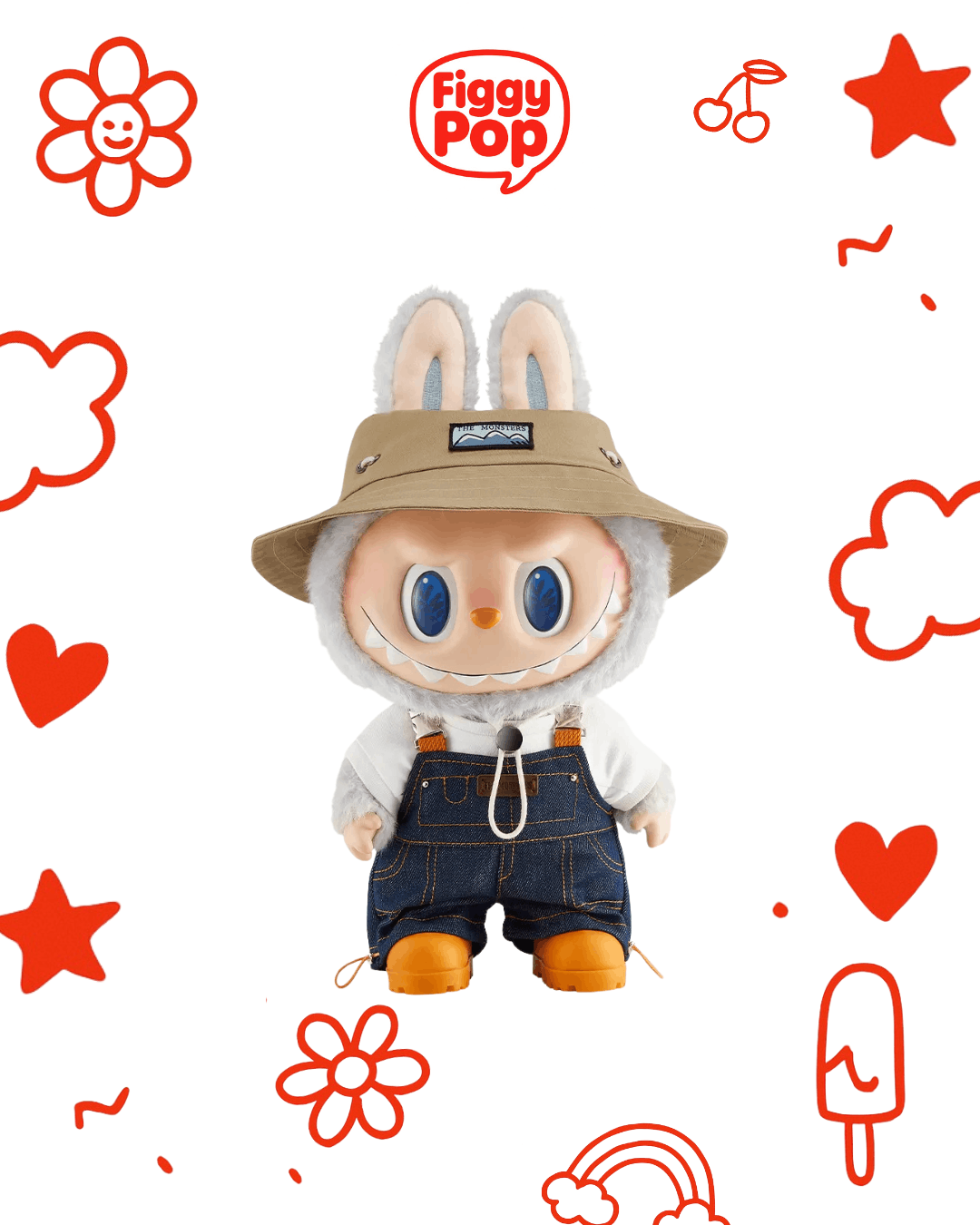 POP MART Labubu - FALL IN WILD SERIES-Vinyl Plush Doll (BIG SIZE) Size ONE SIZE - 1 Thumbnail