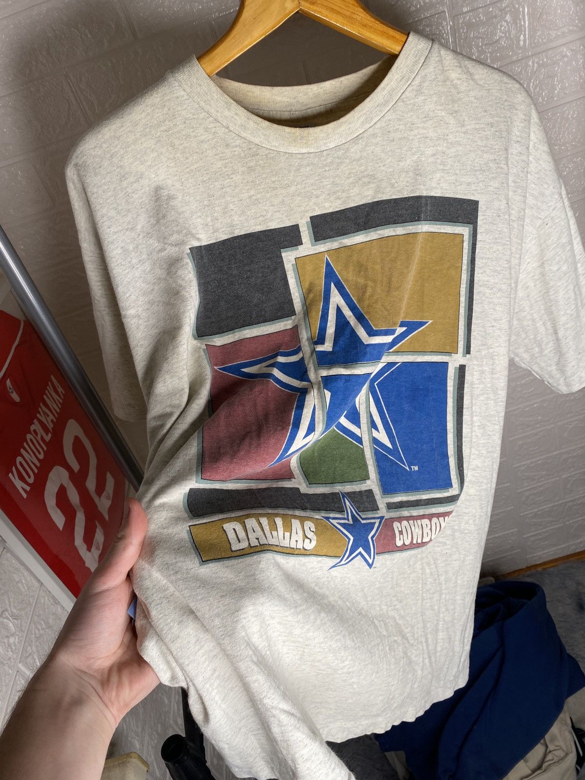 Salem Sportswear Vintage Salem 94 Dallas Cowboys NFL Football USA Souvenir Size US XL / EU 56 / 4 - 2 Thumbnail