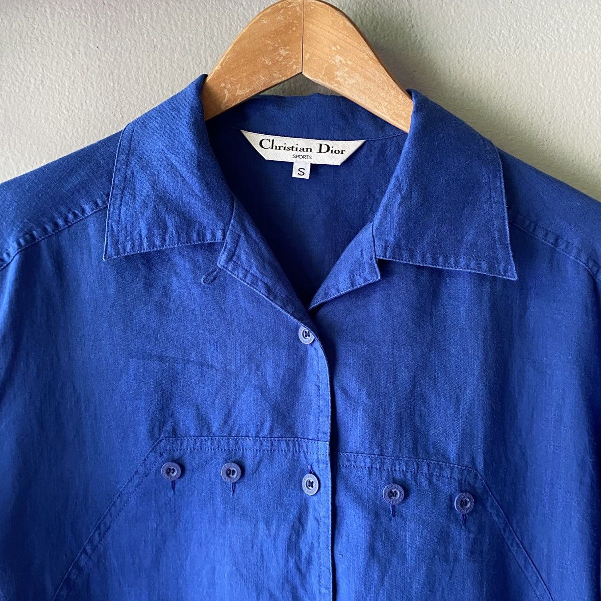 Dior Christian Dior Azure Breeze Camp Shirt Size S / US 4 / IT 40 - 5 Thumbnail