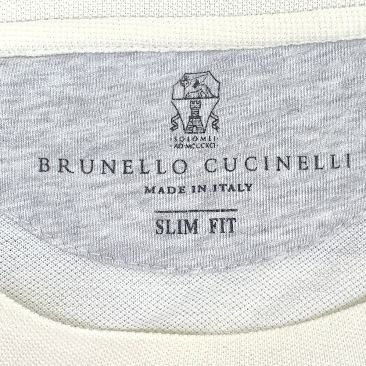 Brunello Cucinelli Brunello Cucinelli Color-block Logo Short Sleeve T-shirt Size US M / EU 48-50 / 2 - 5 Thumbnail