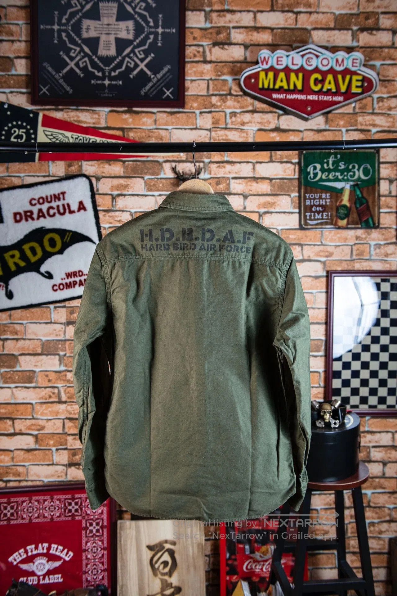 The Flat Head THE FLAT HEAD Military Shirt. Size US XXS / EU 40 - 2 Thumbnail