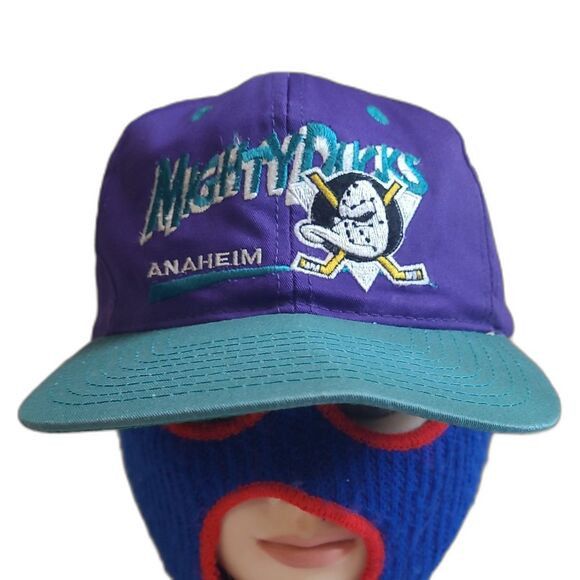 NHL Vtg Anaheim Mighty Ducks snapback hat cap Size ONE SIZE - 2 Thumbnail