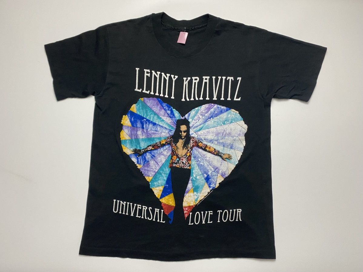 Band Tees Rare Vintage 90s OG Lenny Kravitz (Universal Love Tour) Size US L / EU 52-54 / 3 - 1 Thumbnail