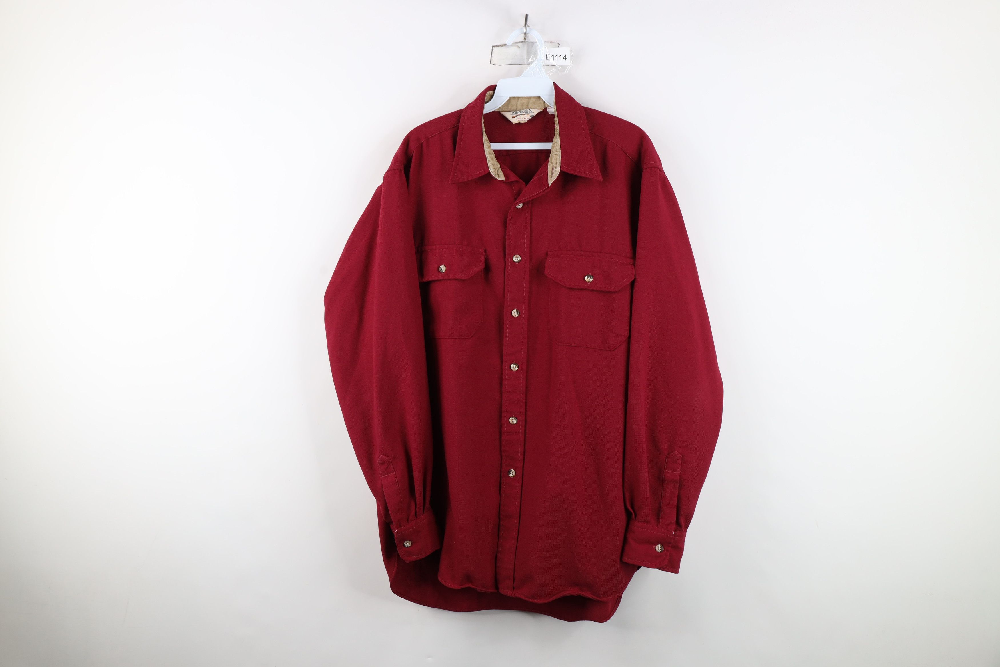 Cabelas Vintage 90s Cabelas Heavyweight Collared Button Shirt USA Size US L / EU 52-54 / 3 - 1 Thumbnail