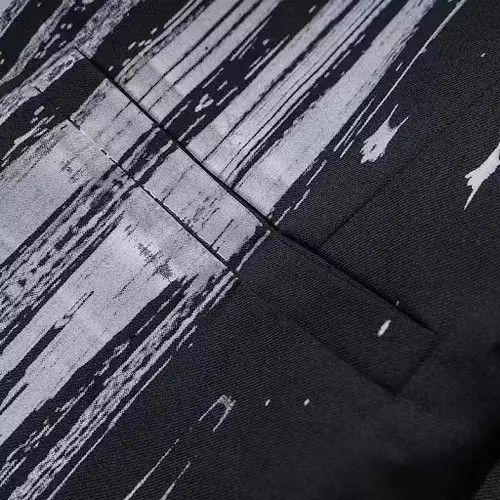 Japanese Brand Jack Paint Effect Button Suit Jacket Size 36R - 2 Thumbnail