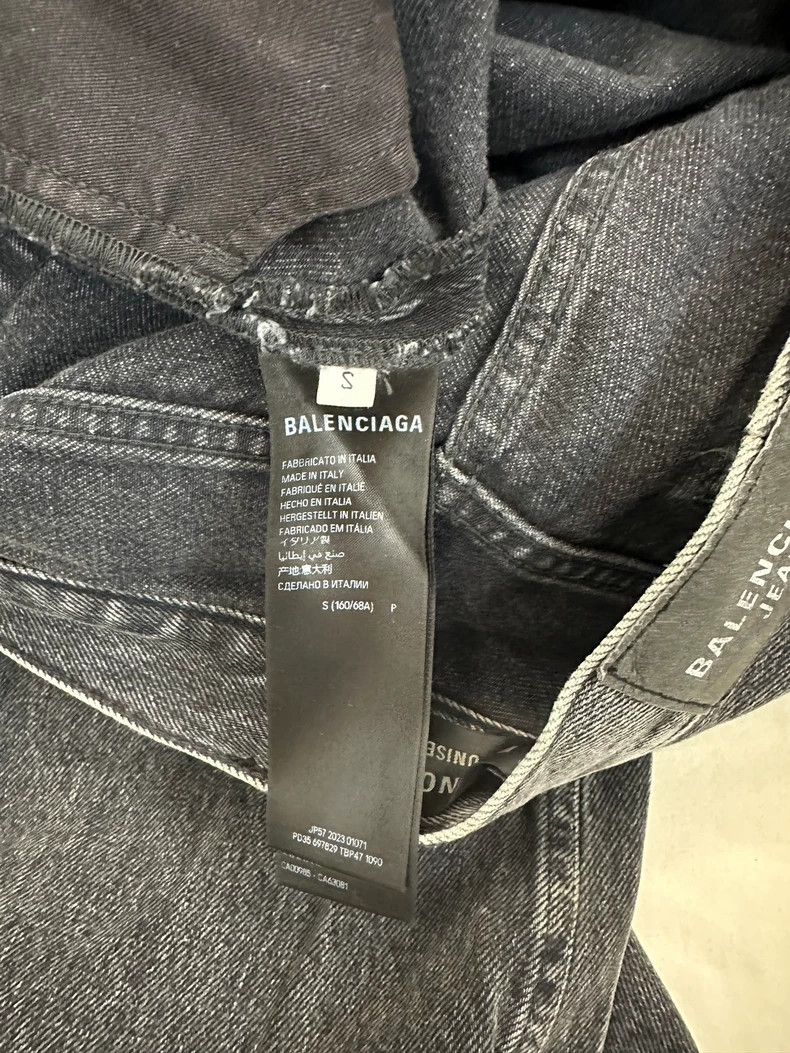 Balenciaga Balenciaga size S Slight Flare Denim Pants Size US 27 - 6 Thumbnail