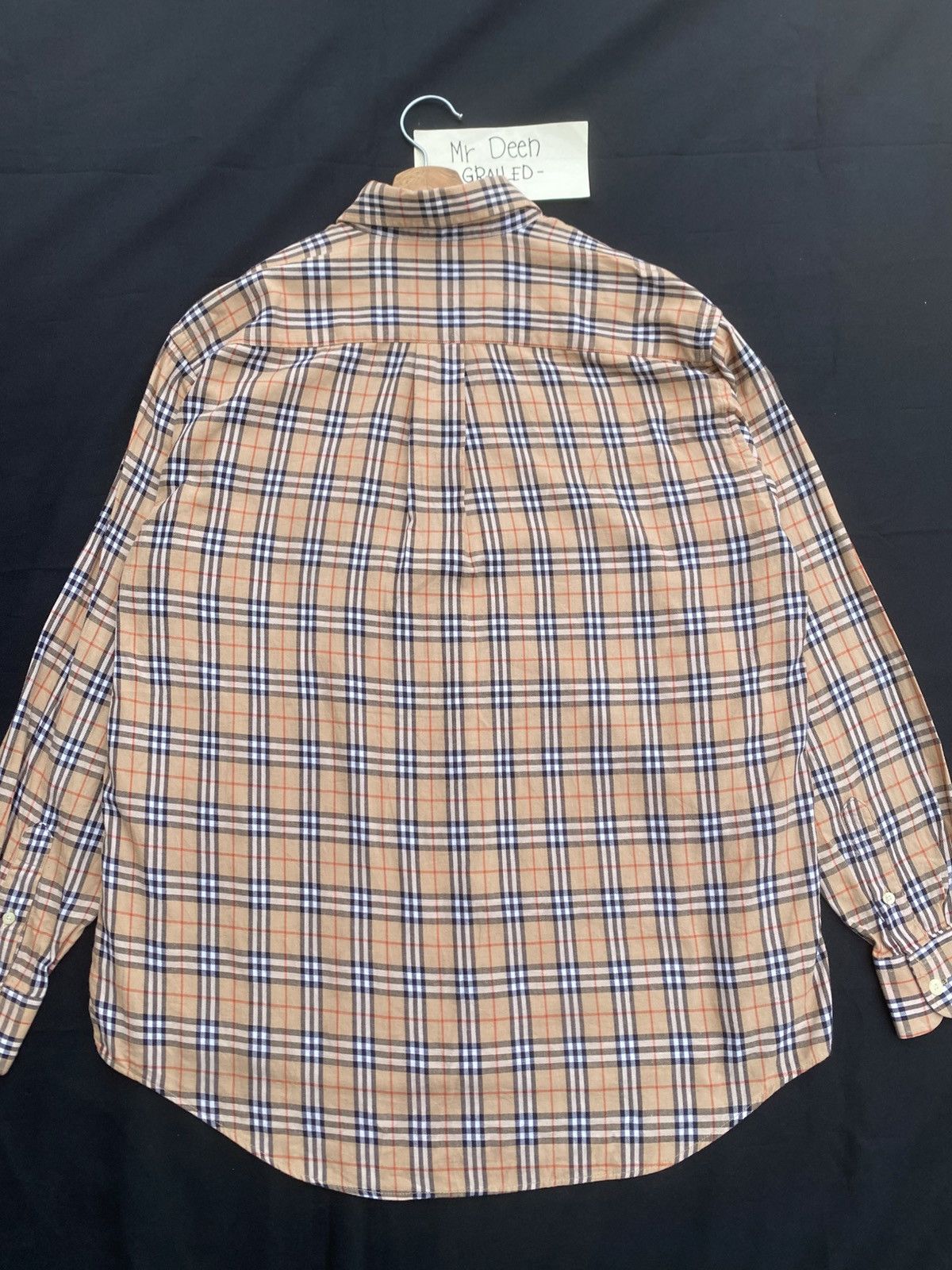 Burberry Rare Vintage Burberry Longsleeve Buttons Checkered Shirt Size US L / EU 52-54 / 3 - 24 Thumbnail