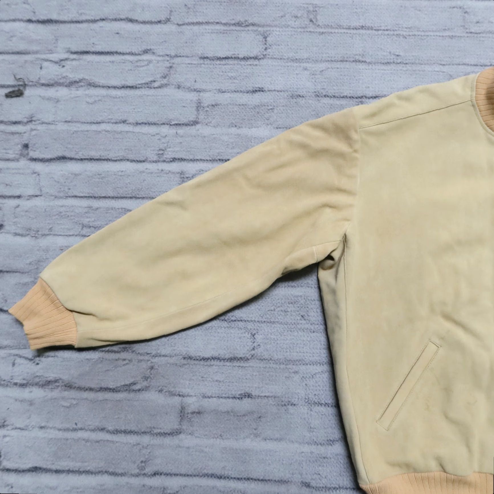 Levi's Levis Vintage Clothing LVC Suede Leather Bomber Jacket M Tan Mens Size US M / EU 48-50 / 2 - 4 Thumbnail