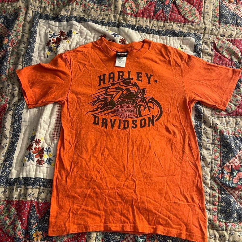 Harley Davidson Harley-Davidson Bold Orange Graphic Tee size L Size US L / EU 52-54 / 3 - 1 Thumbnail