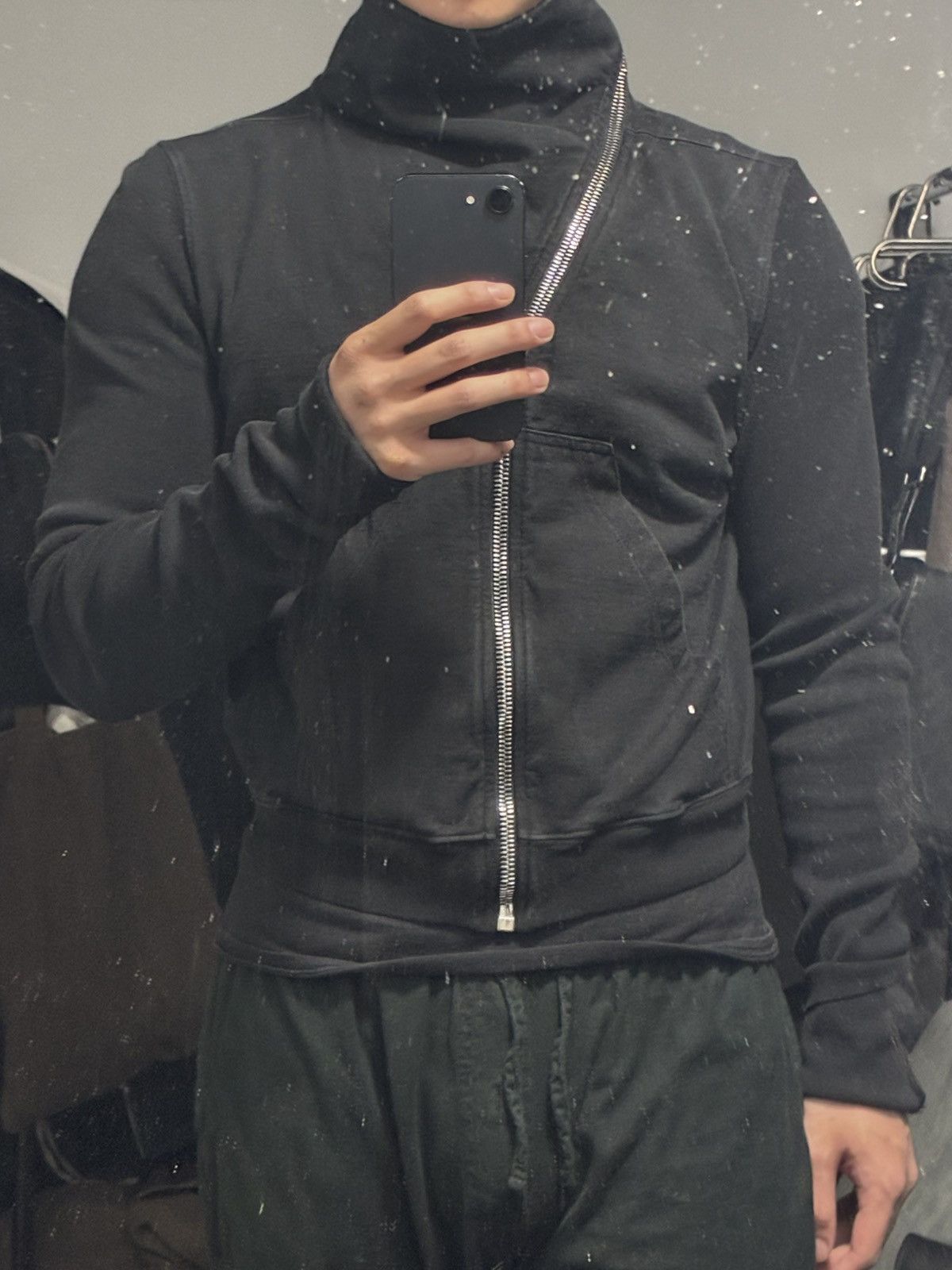 Rick Owens Cropped Mountain Zip up Size US M / EU 48-50 / 2 - 1 Thumbnail