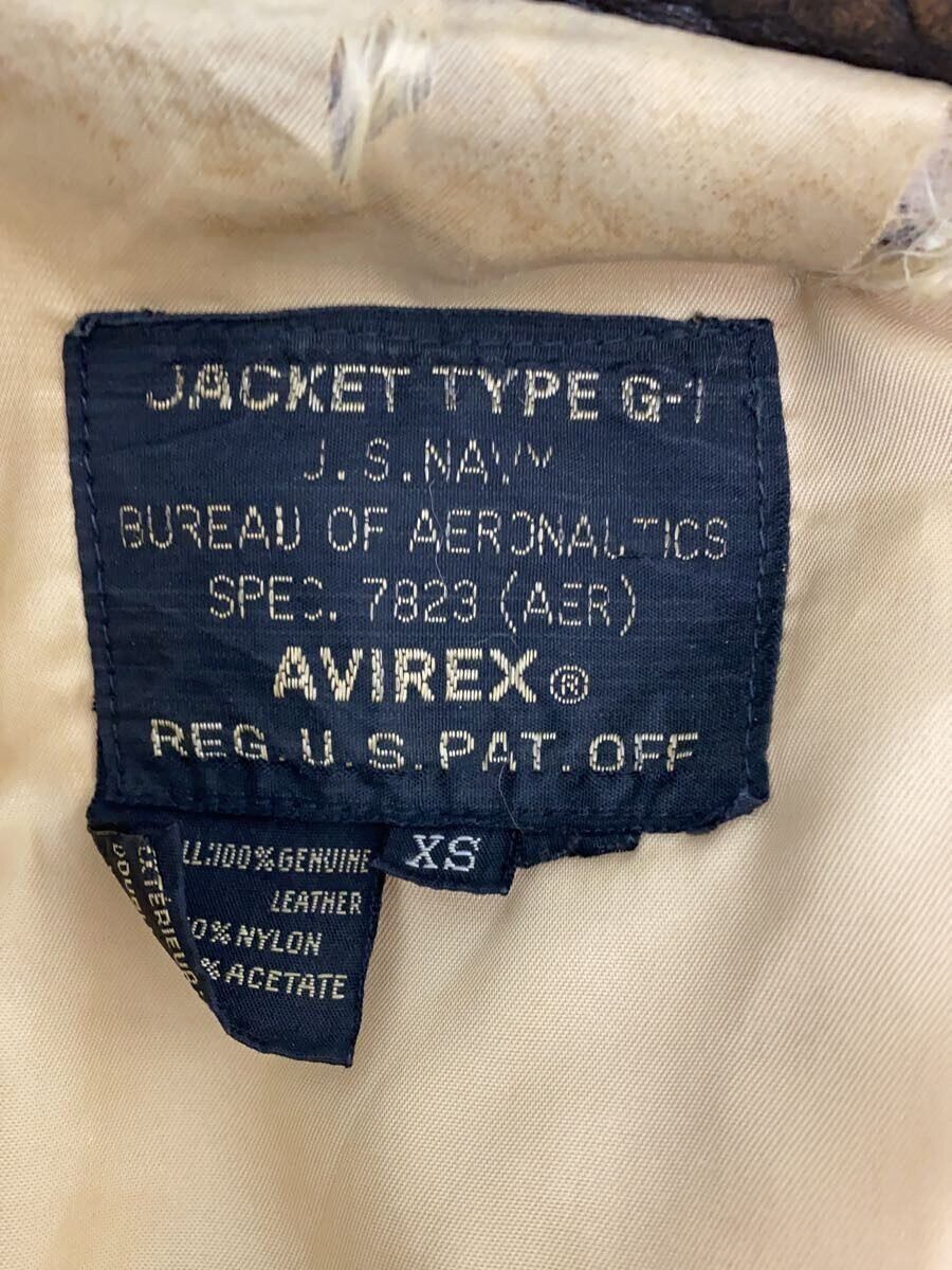Avirex Avirex 90s Type G-1 Embroidered Lining Flight Jacket Brown Size US XS / EU 42 / 0 - 3 Thumbnail