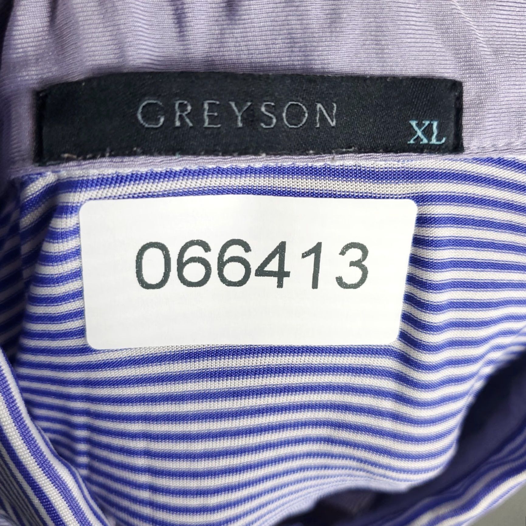 Vintage Greyson Polo Shirt Mens XL Blue Striped Wolf Golf Short Sleeve Polo Size US XL / EU 56 / 4 - 8 Thumbnail