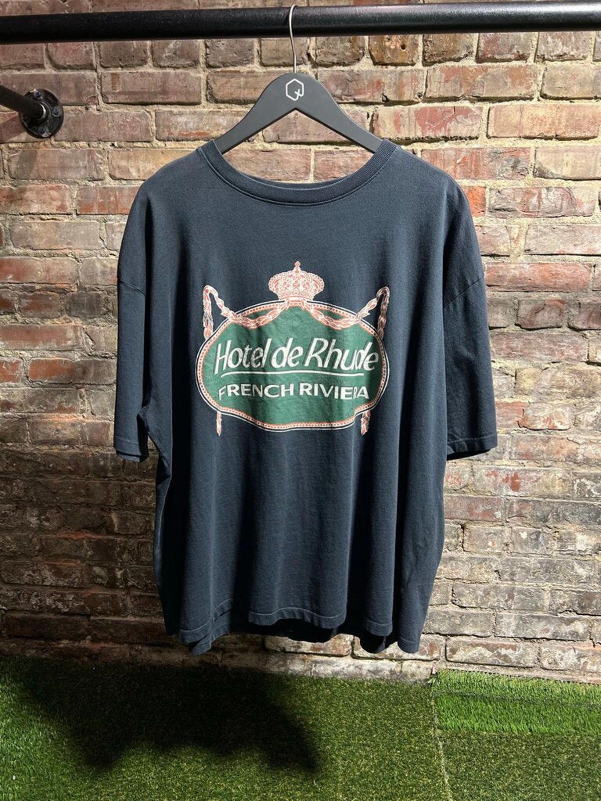 Rhude Rhude Rivera Tee Black Sz. M Size US M / EU 48-50 / 2 - 1 Thumbnail