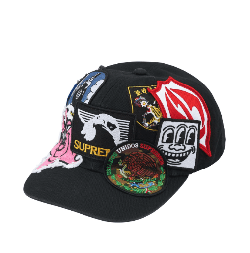Supreme Supreme Patches 6-Panel (SS25) Black Shaun Crawford Size ONE SIZE - 2 Thumbnail