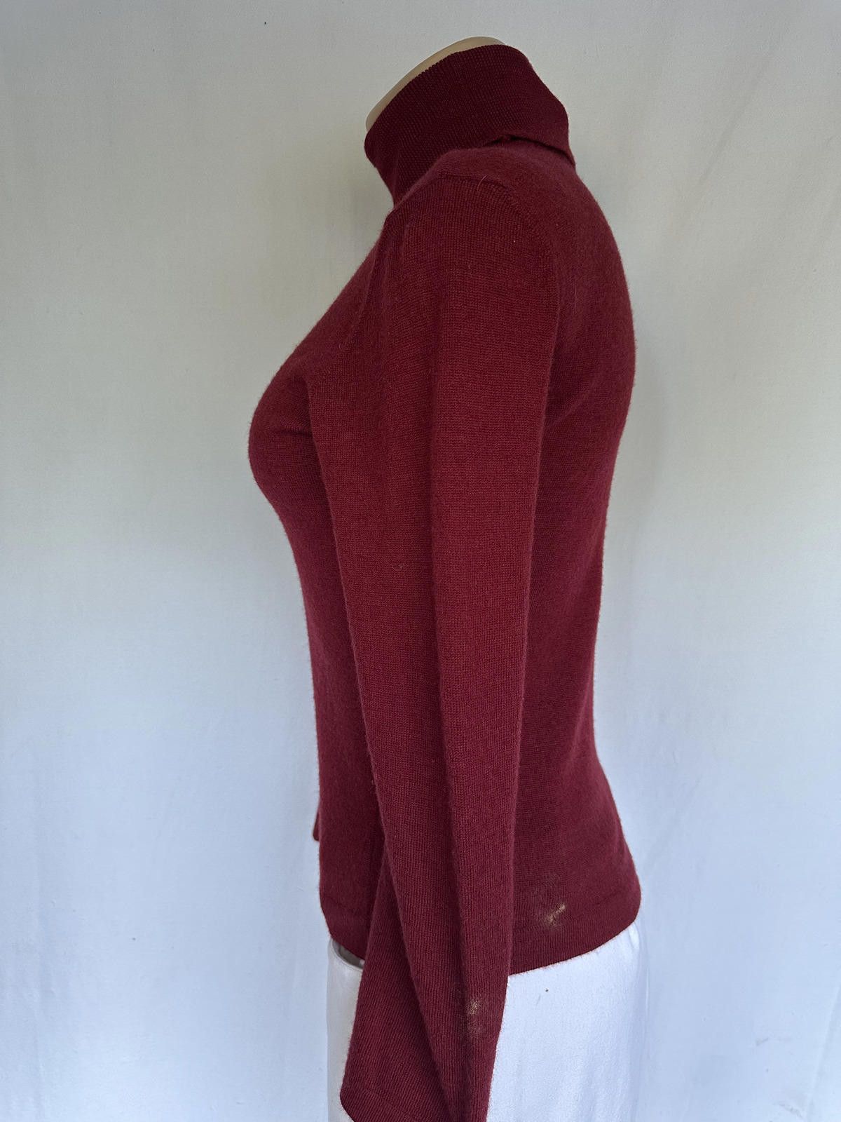 Designer Gio Villani Merino Wool Turtleneck Sweater - Size M Size M / US 6-8 / IT 42-44 - 4 Thumbnail