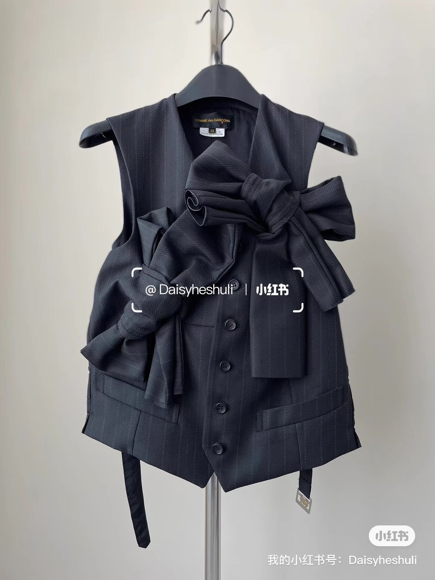 Comme des Garcons Comme des Garçons CDG Main Line Runway Bow Vest Ｑ24 Size XS / US 0-2 / IT 36-38 - 1 Thumbnail