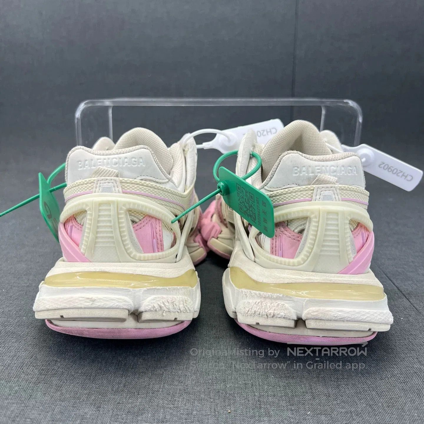 Balenciaga Balenciaga Track 2 White Pink Size 37. Size US 6 / IT 36 - 3 Thumbnail