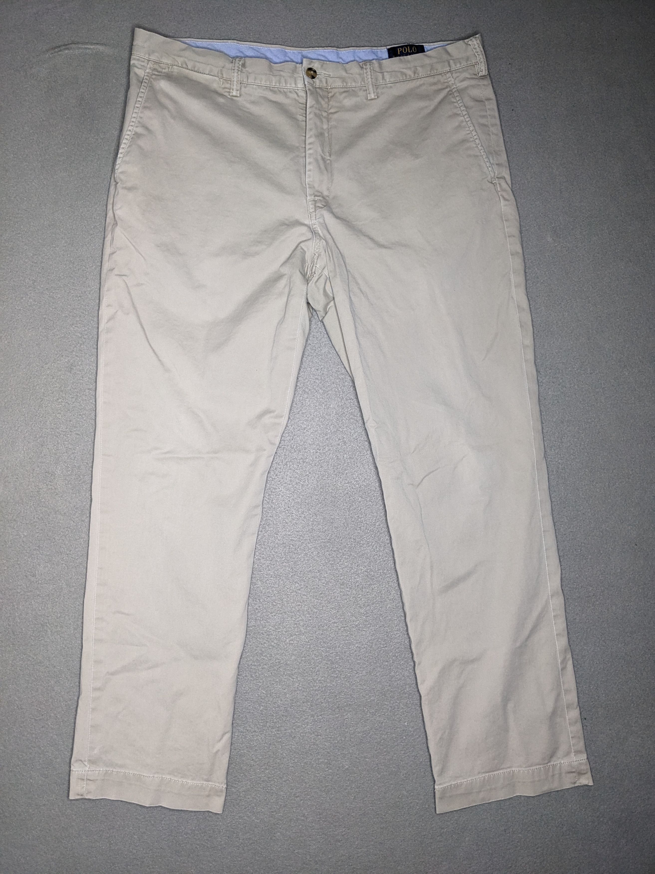 Polo Ralph Lauren Polo Ralph Lauren Chino Pants Mens 36x29 Beige Twill Size US 36 / EU 52 - 1 Thumbnail