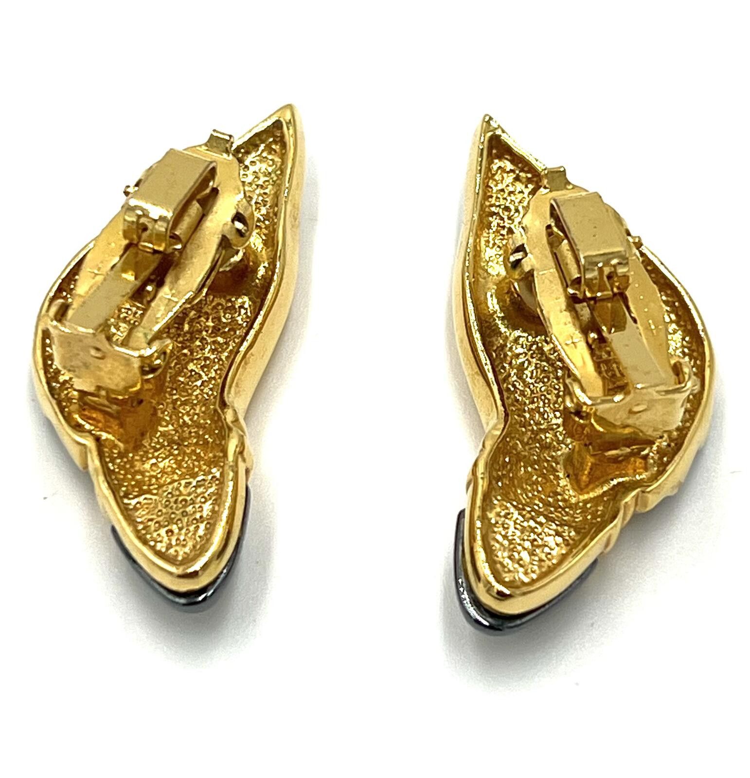 Butter Goods Butler Hematite Art deco style 2-pc Earring & Brooch Set Size ONE SIZE - 5 Thumbnail