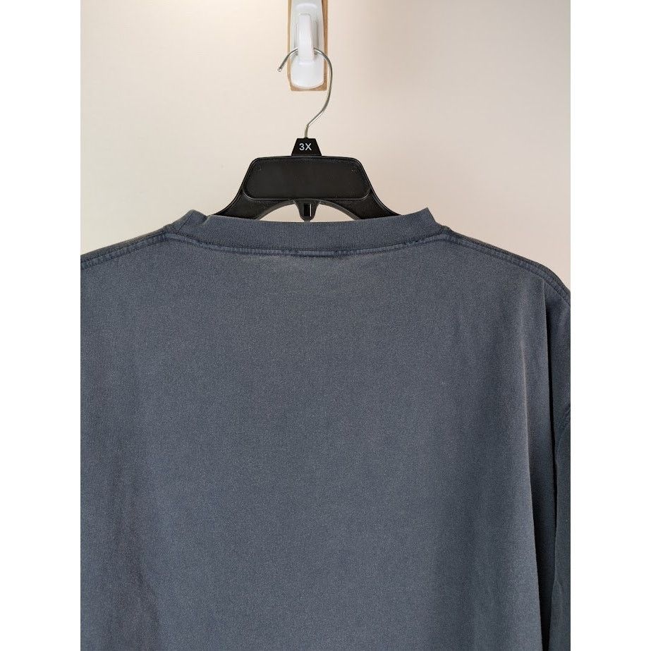 Balenciaga o1rshd1 Luxury Tee Shirt in Blue Size US L / EU 52-54 / 3 - 15 Thumbnail
