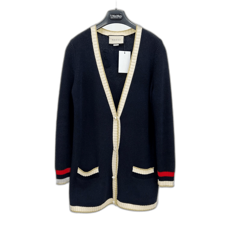 Gucci Gucci Embroidered Knit Cardigan with Pearl Buttons-2506 Size XS / US 0-2 / IT 36-38 - 1 Thumbnail